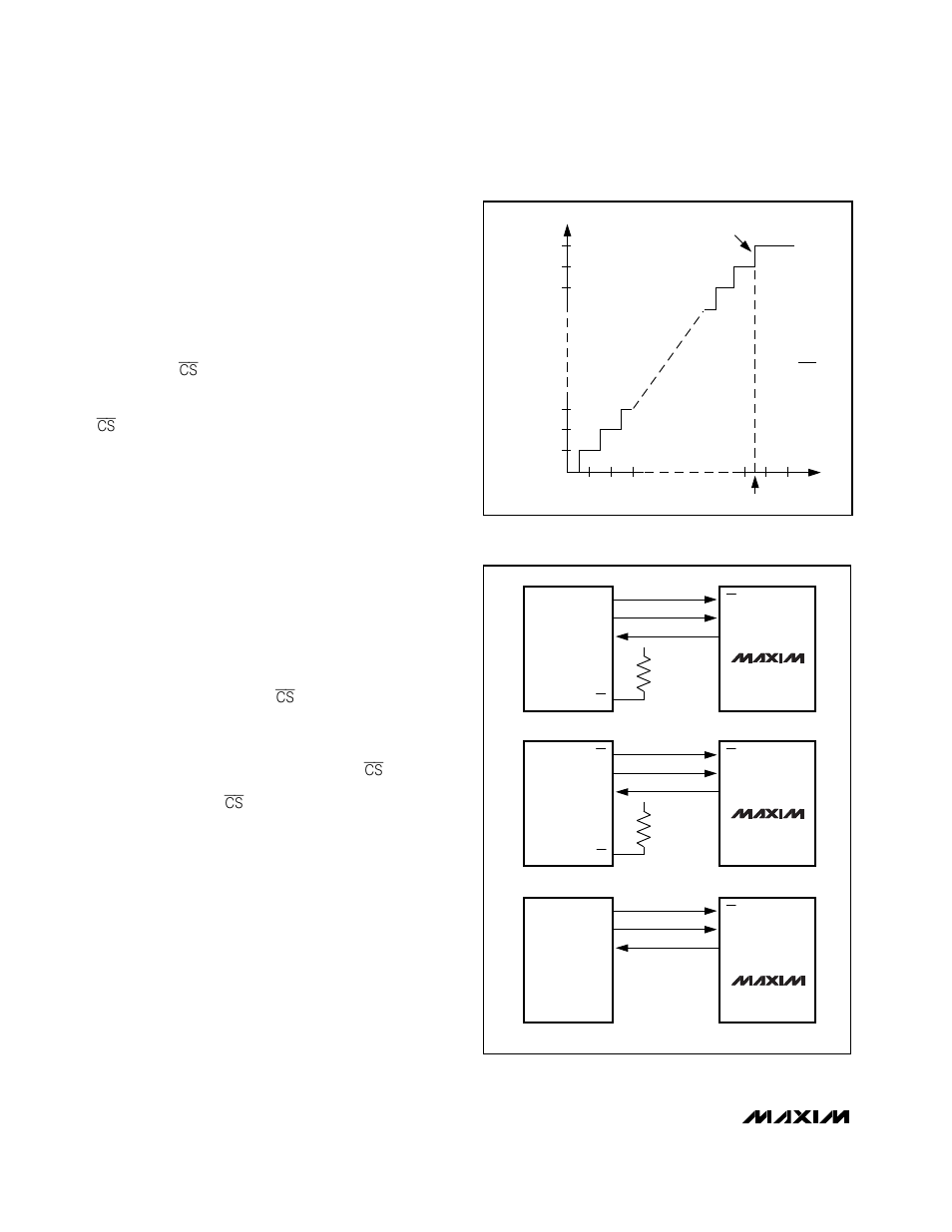 Applications information, External clock, Timing and control | Output coding and transfer function, Connection to standard interfaces | Rainbow Electronics MAX1243 User Manual | Page 10 / 12