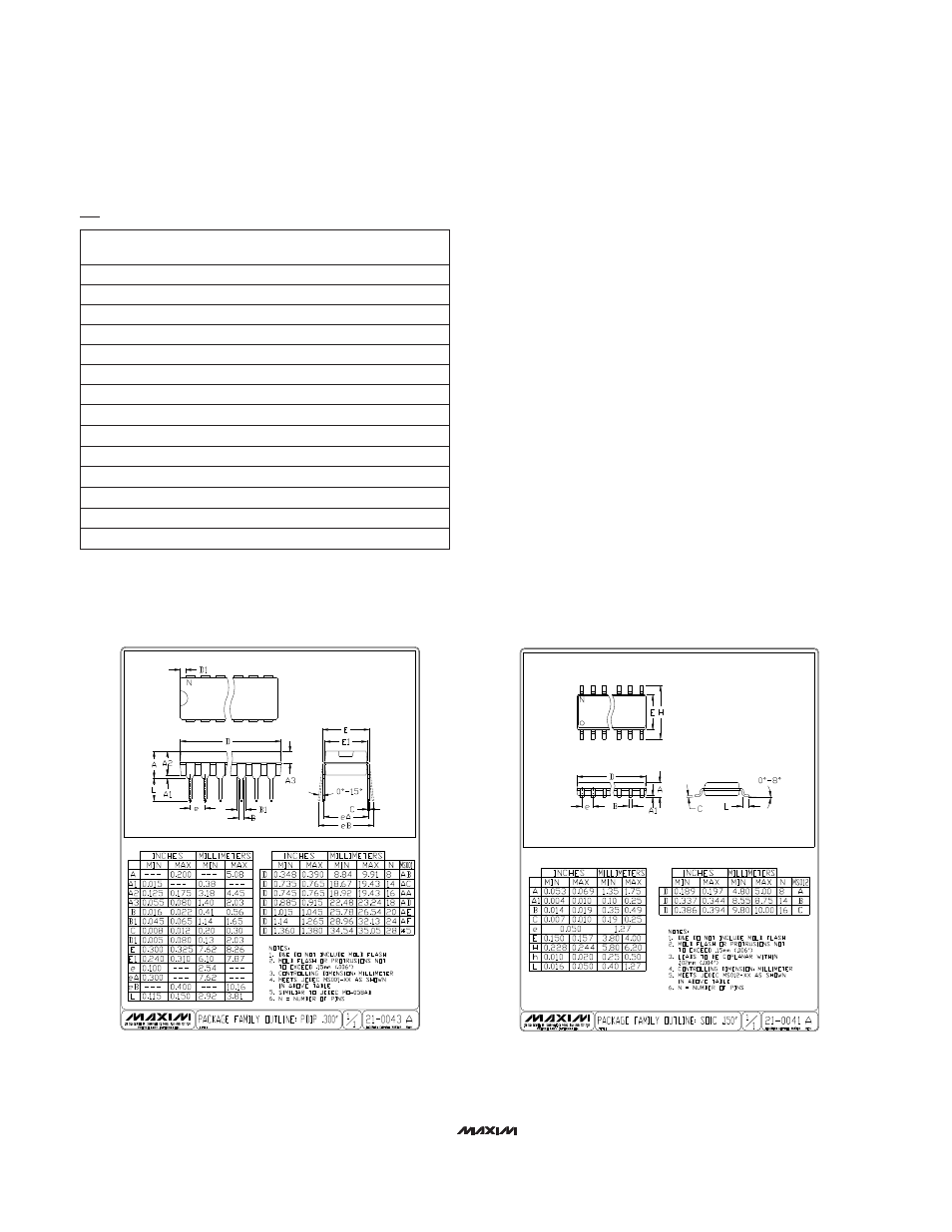 Ordering information (continued) | Rainbow Electronics MAX1243 User Manual | Page 12 / 12