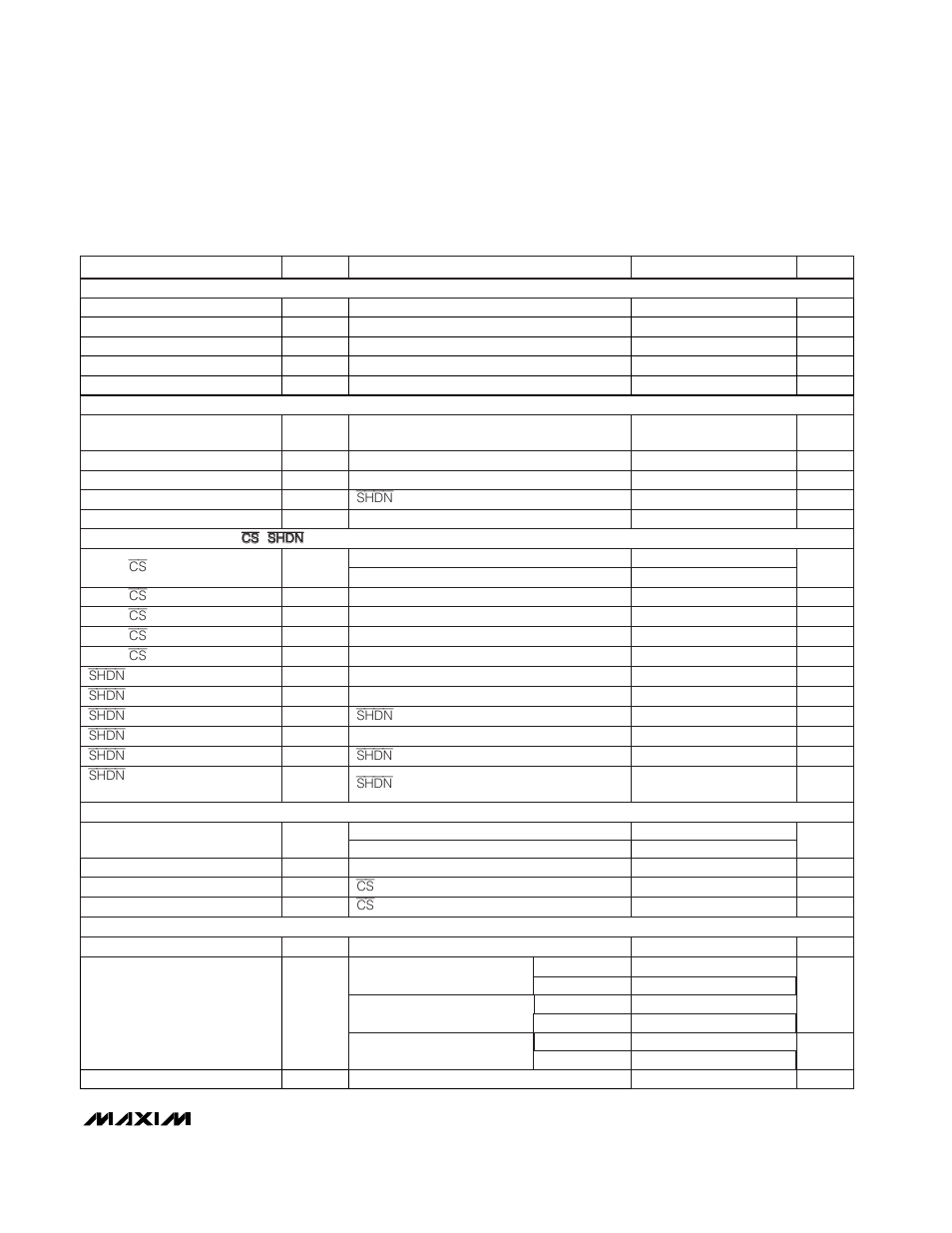 Electrical characteristics (continued) | Rainbow Electronics MAX1243 User Manual | Page 3 / 12