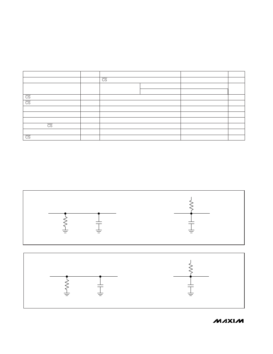 Timing characteristics | Rainbow Electronics MAX1243 User Manual | Page 4 / 12