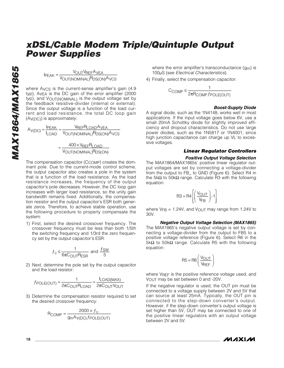 Rainbow Electronics MAX1865 User Manual | Page 18 / 25