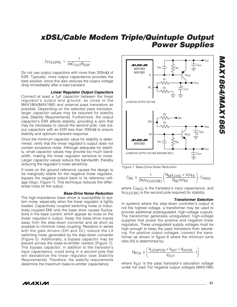 Rainbow Electronics MAX1865 User Manual | Page 21 / 25