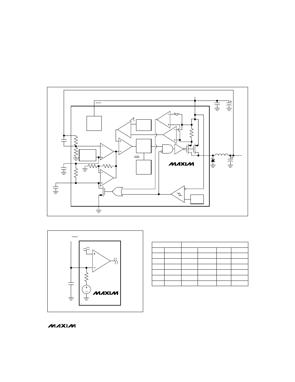 Table 1. typical soft-start times | Rainbow Electronics MAX763A User Manual | Page 7 / 12