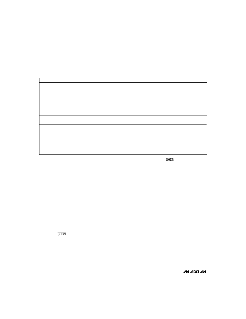 Table 3. external component suppliers | Rainbow Electronics MAX763A User Manual | Page 8 / 12
