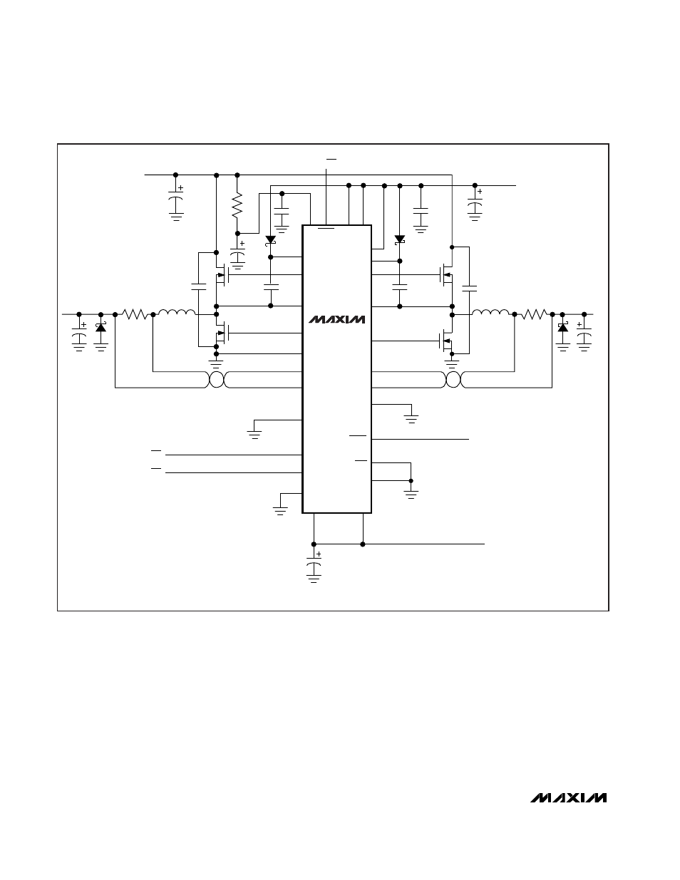Standard application circuit | Rainbow Electronics MAX1635 User Manual | Page 8 / 28