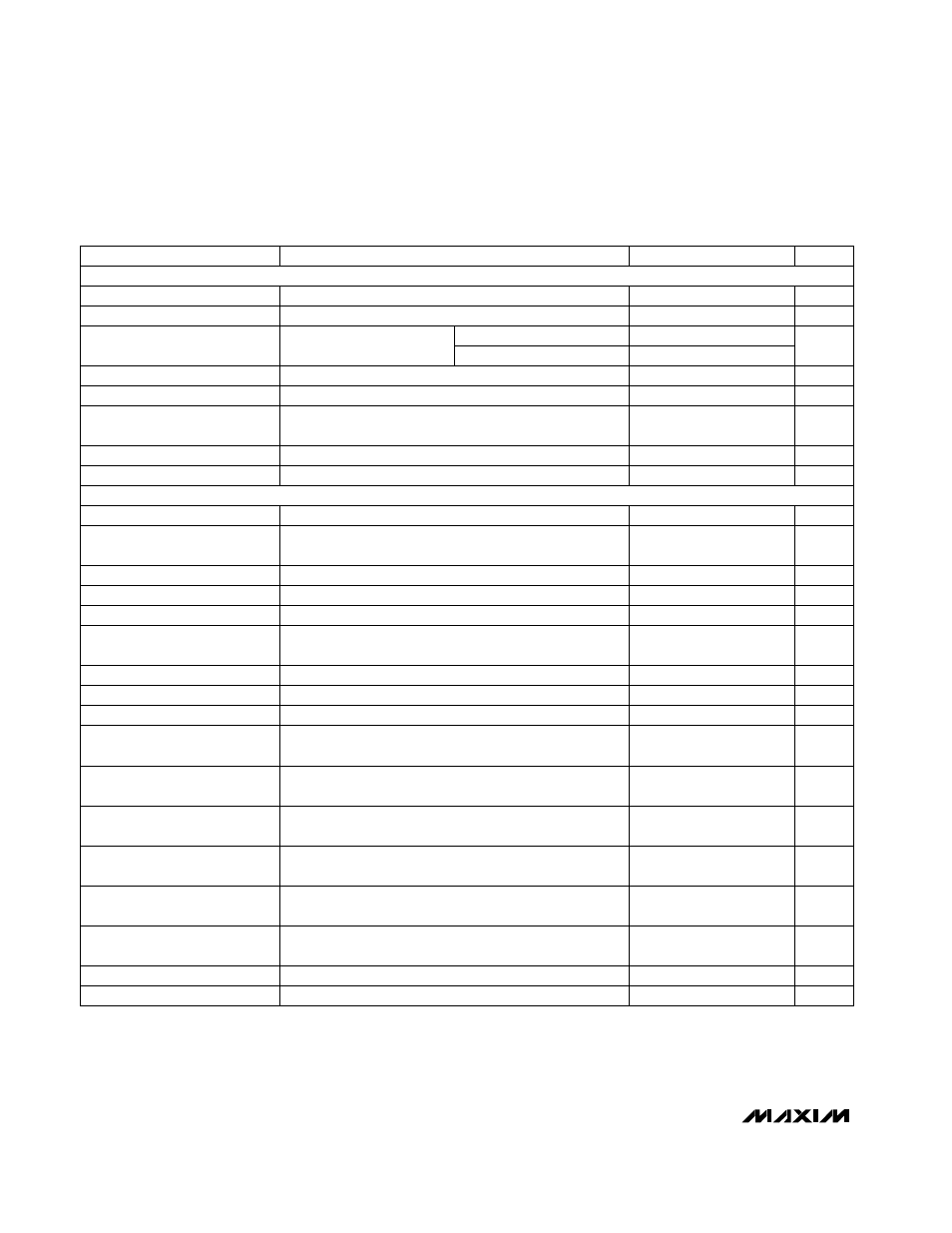 Electrical characteristics (continued) | Rainbow Electronics MAX769 User Manual | Page 4 / 16