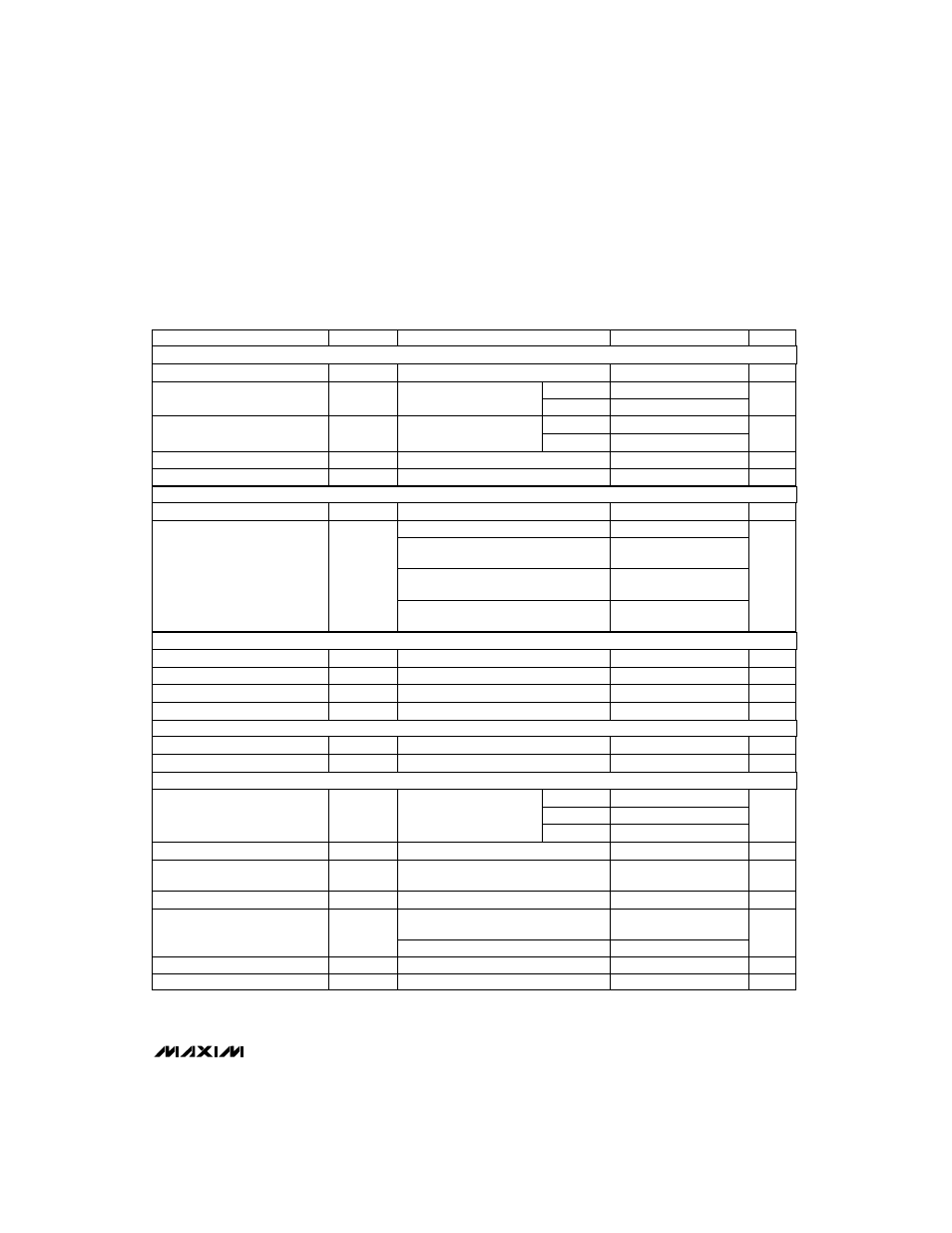 Electrical characteristics (continued) | Rainbow Electronics MAX510 User Manual | Page 3 / 20