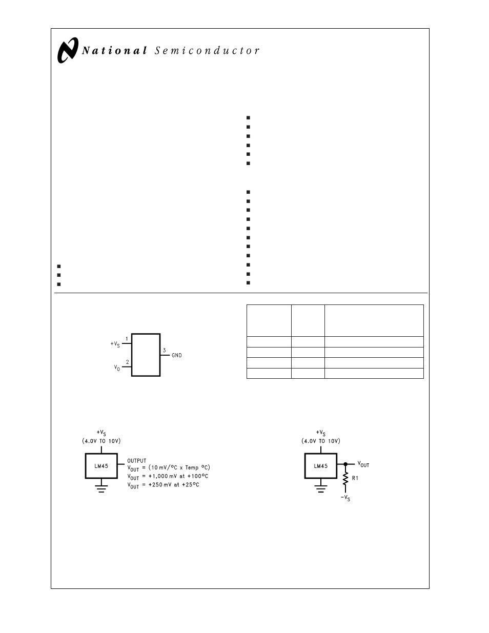 Rainbow Electronics LM45 User Manual | 9 pages