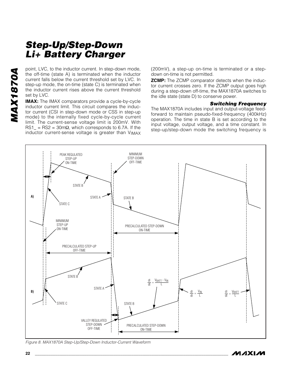 Max1870a step-up/step-down li+ battery charger | Rainbow Electronics MAX1870A User Manual | Page 22 / 32