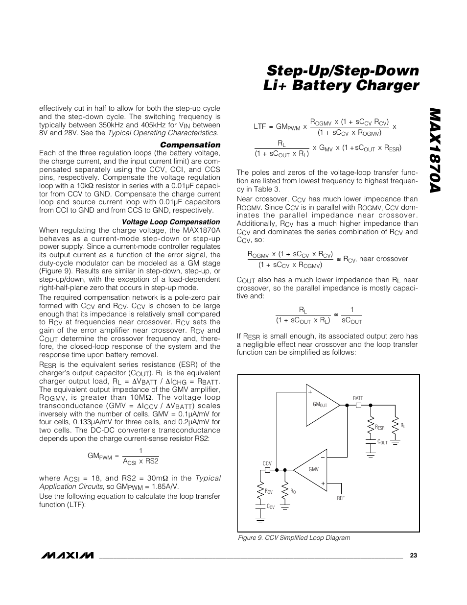 Max1870a step-up/step-down li+ battery charger | Rainbow Electronics MAX1870A User Manual | Page 23 / 32