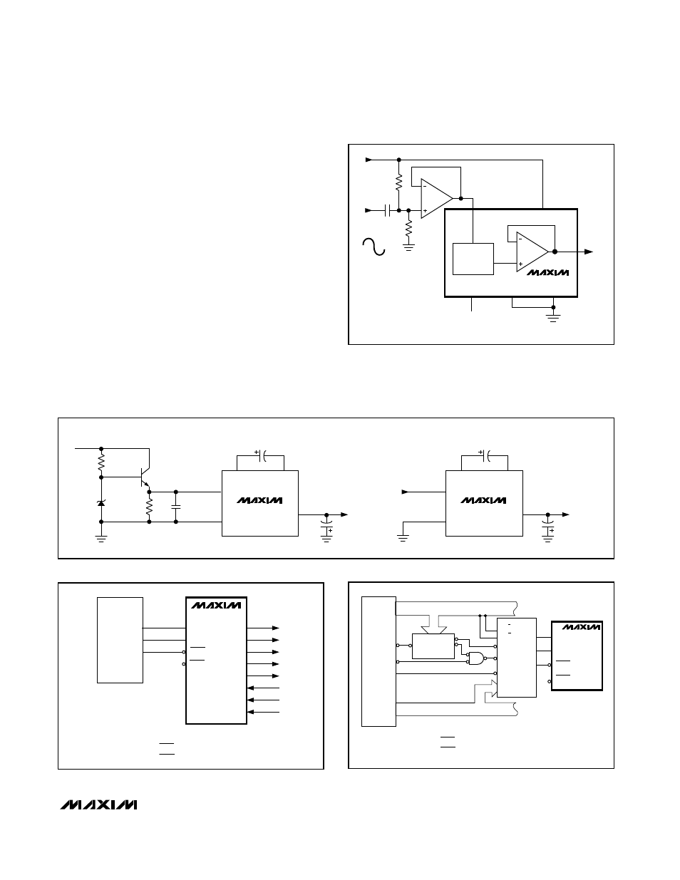 Max500 cmos, quad, serial-interface 8-bit dac, Using an ac reference, Generating v | Digital interface applications | Rainbow Electronics MAX500 User Manual | Page 11 / 12