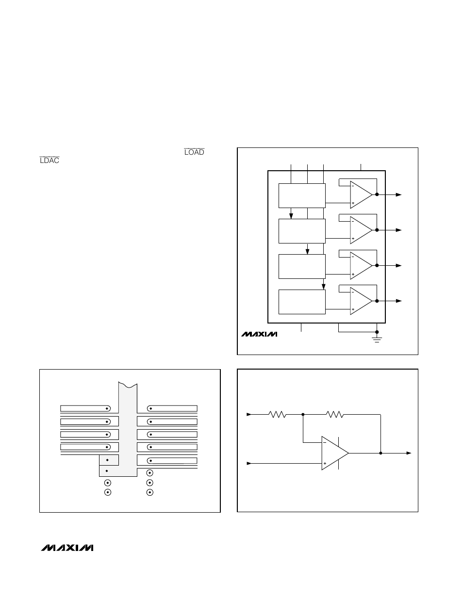 Max500 cmos, quad, serial-interface 8-bit dac, Applications information, Power-supply and reference operating ranges | Ground management | Rainbow Electronics MAX500 User Manual | Page 9 / 12