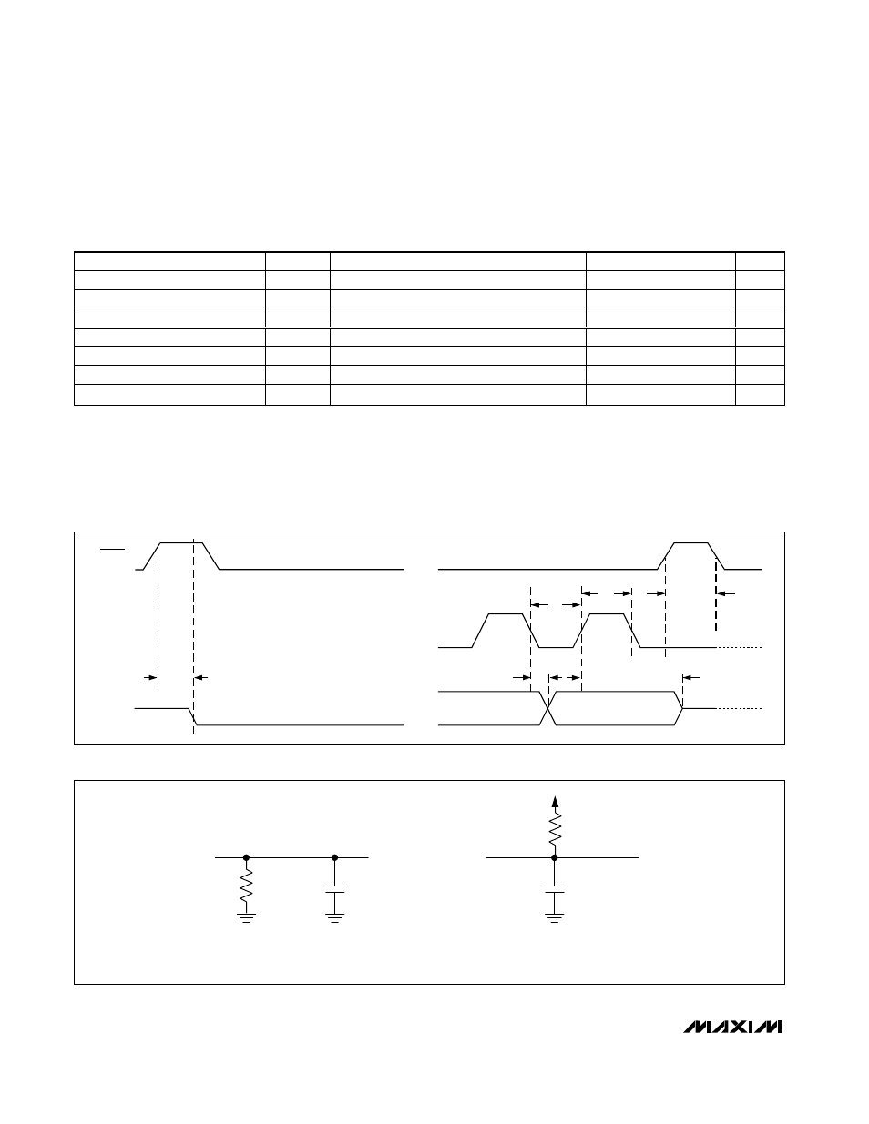 Timing characteristics (figures 1, 2, and 5) | Rainbow Electronics MAX1289 User Manual | Page 4 / 15
