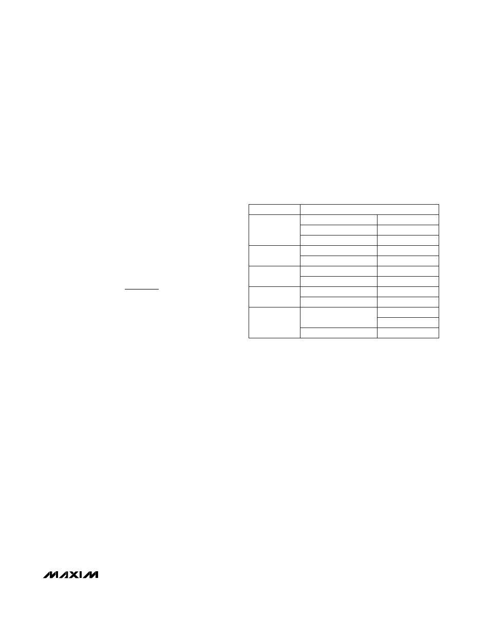 Table 2. component manufacturers | Rainbow Electronics MAX1641 User Manual | Page 9 / 11