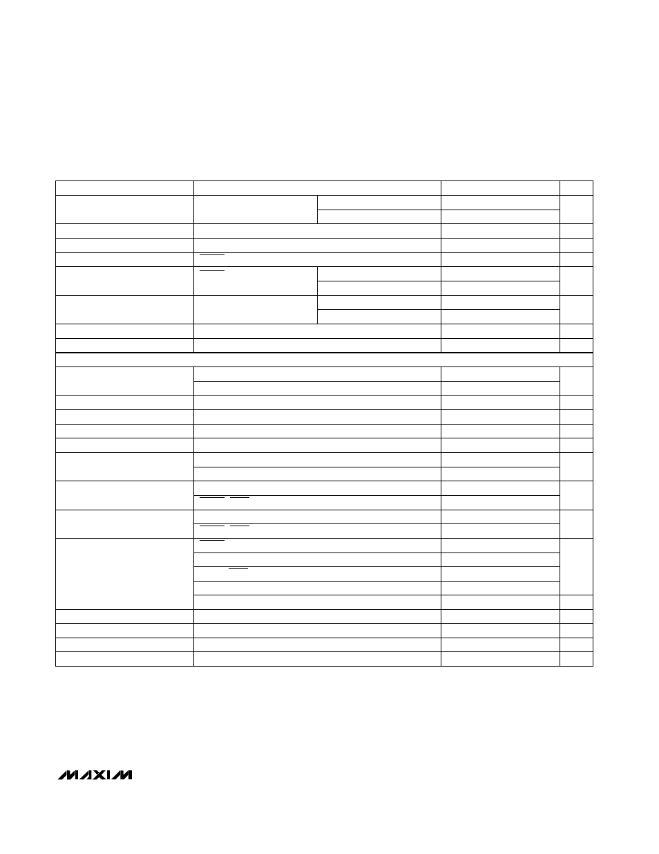 Electrical characteristics (continued) | Rainbow Electronics MAX799 User Manual | Page 3 / 32