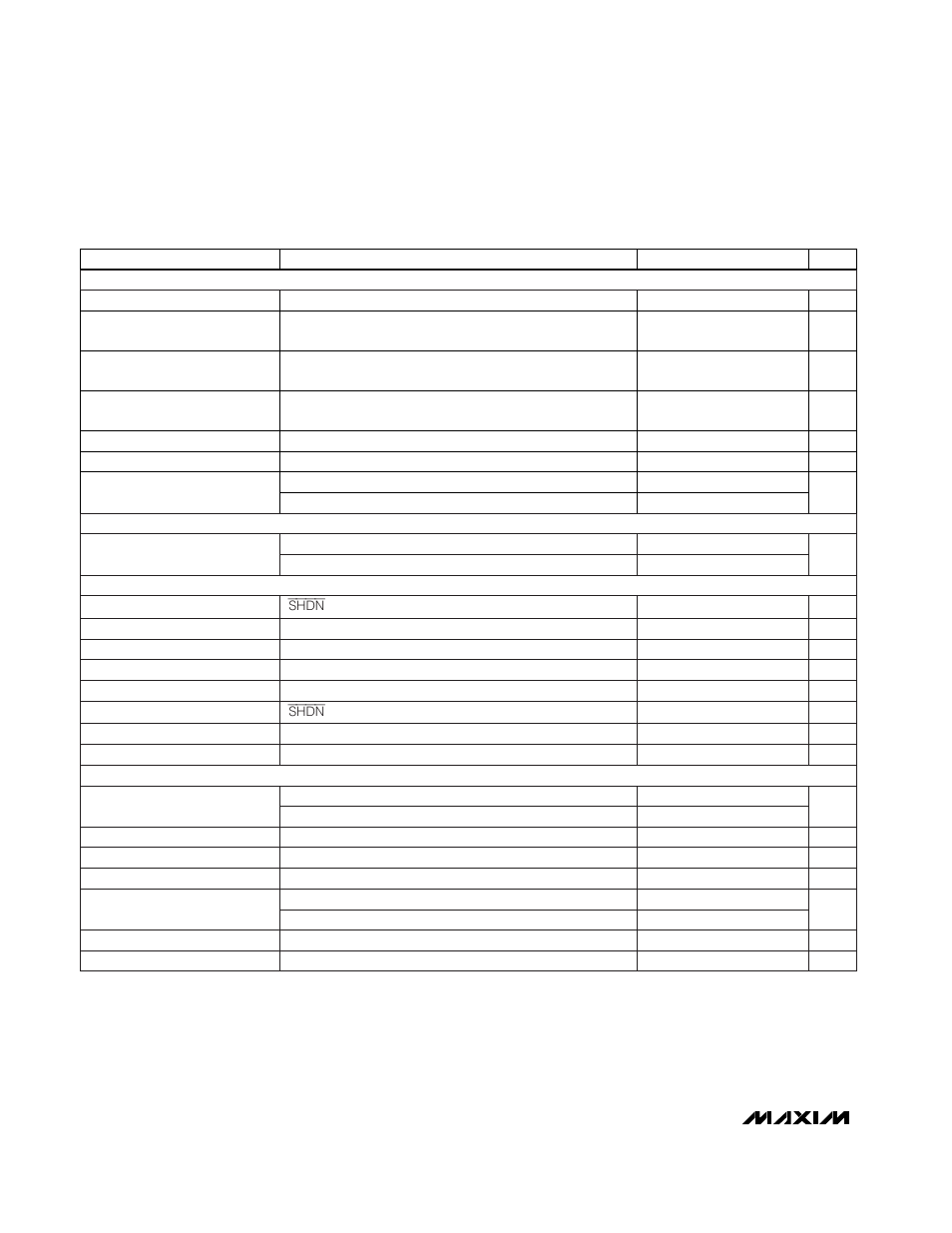 Electrical characteristics (continued) | Rainbow Electronics MAX799 User Manual | Page 4 / 32