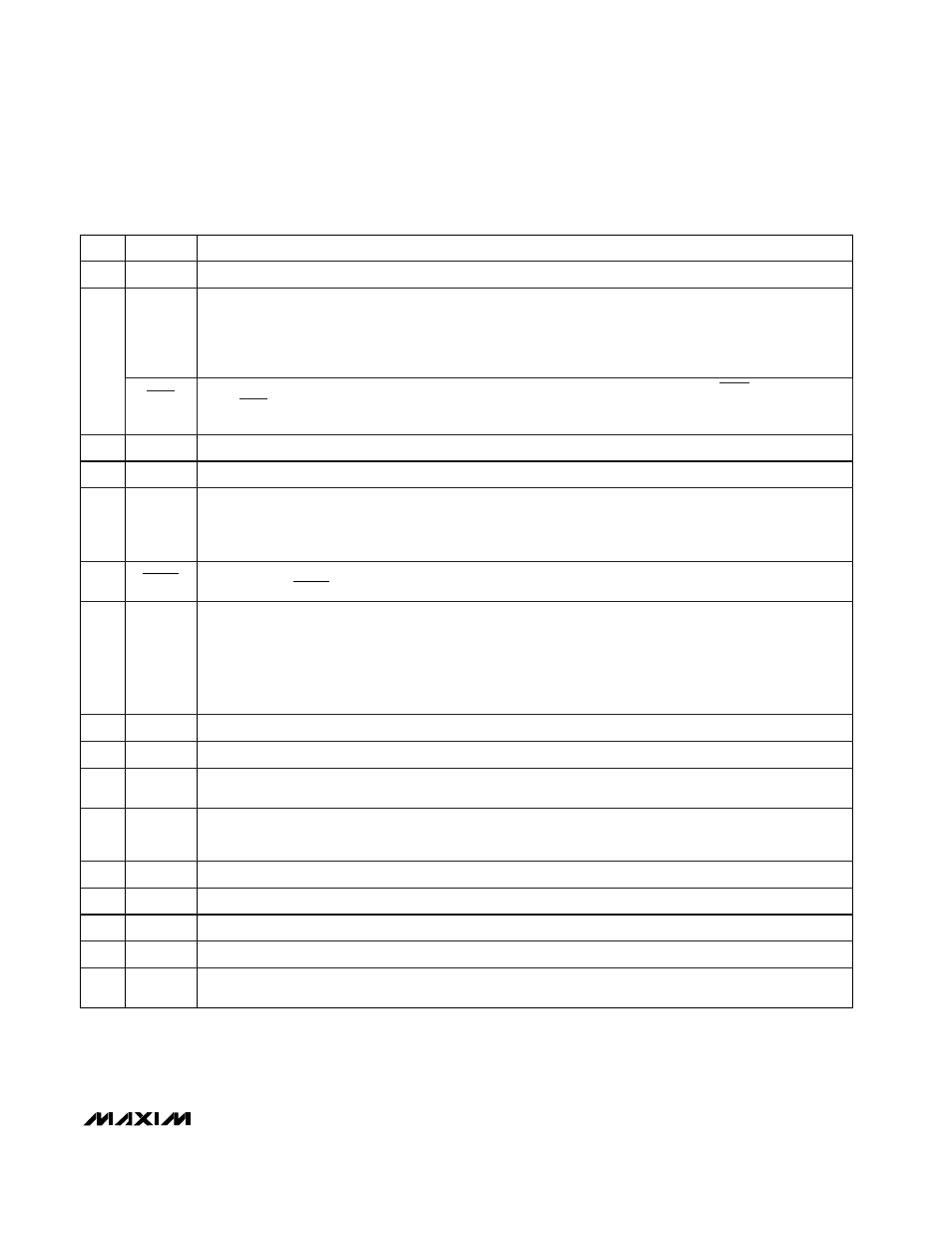 Pin description | Rainbow Electronics MAX799 User Manual | Page 9 / 32