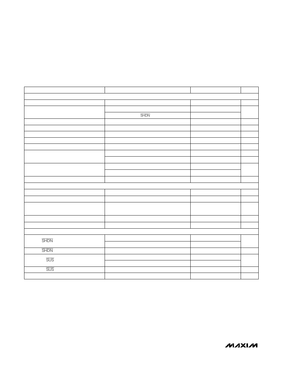 Electrical characteristics | Rainbow Electronics MAX1621 User Manual | Page 4 / 20