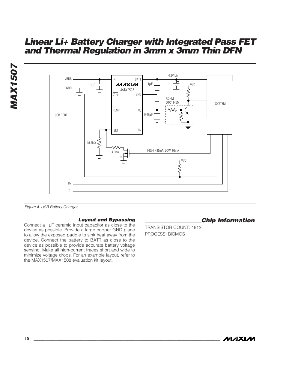 Max1507, Chip information | Rainbow Electronics MAX1507 User Manual | Page 10 / 12