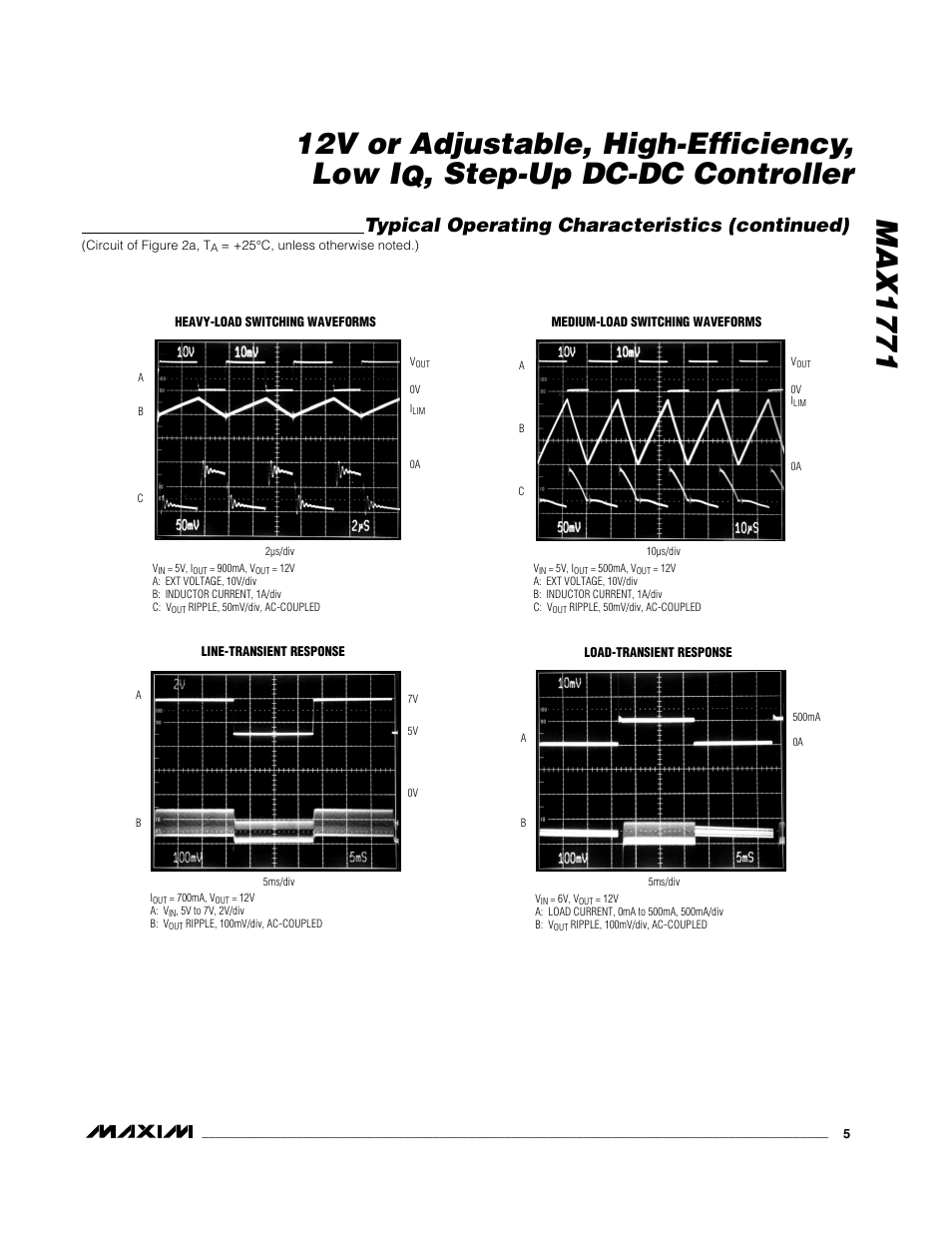 Step-up dc-dc controller, Typical operating characteristics (continued) | Rainbow Electronics MAX1771 User Manual | Page 5 / 16