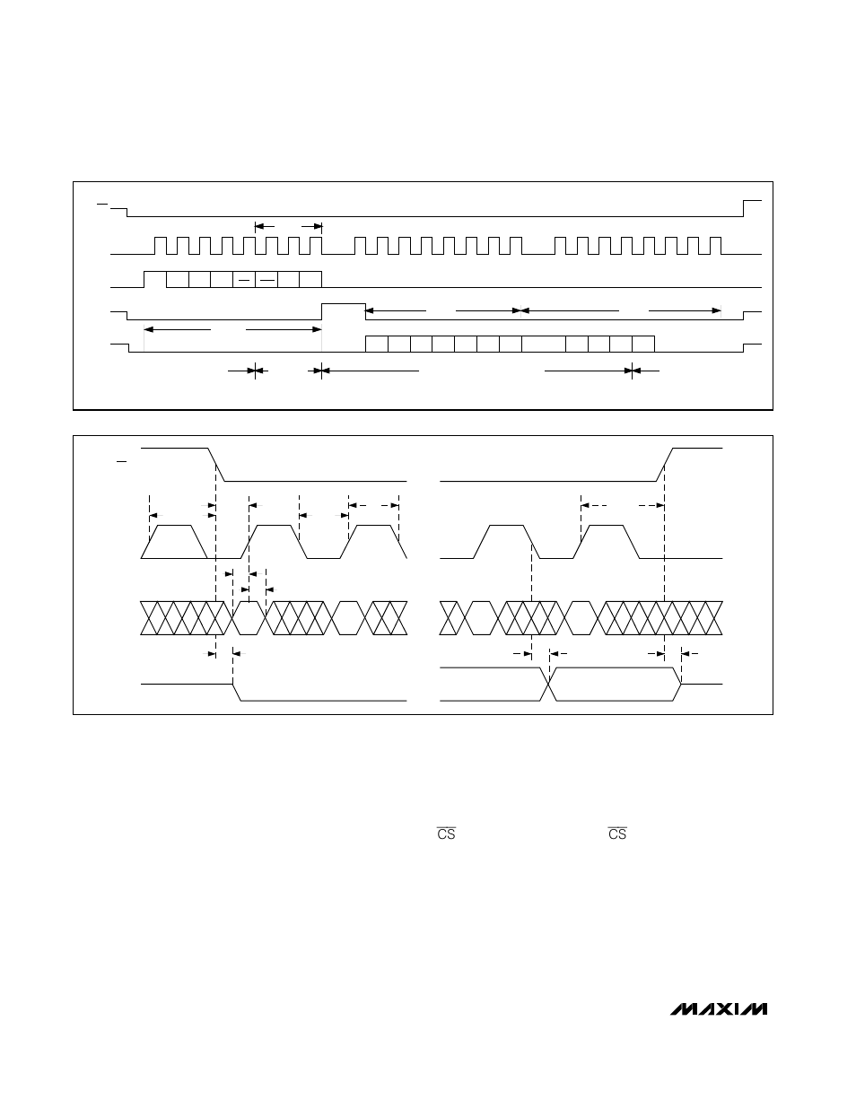 Low-power, 8-channel, serial 12-bit adcs, Internal and external clock modes, External clock | Rainbow Electronics MAX188 User Manual | Page 12 / 24