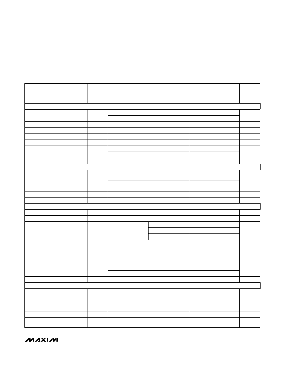 Electrical characteristics (continued) | Rainbow Electronics MAX188 User Manual | Page 3 / 24