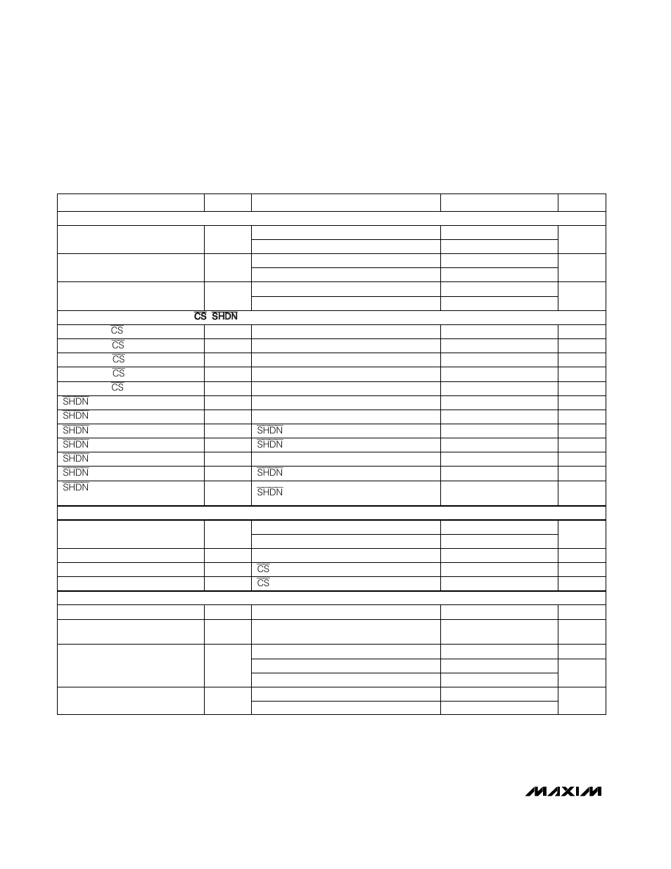 Electrical characteristics (continued) | Rainbow Electronics MAX188 User Manual | Page 4 / 24