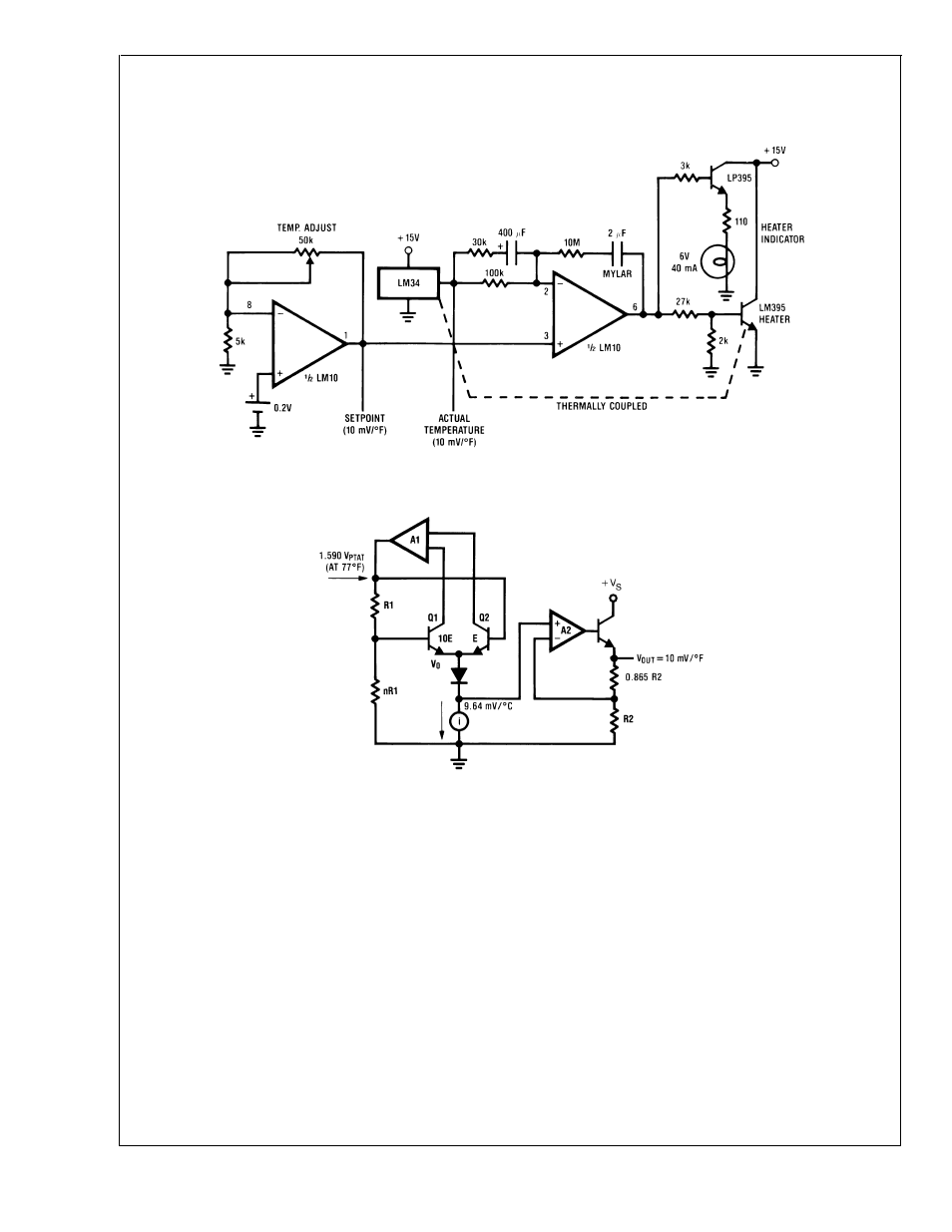Typical applications, Block diagram | Rainbow Electronics LM34 User Manual | Page 10 / 12
