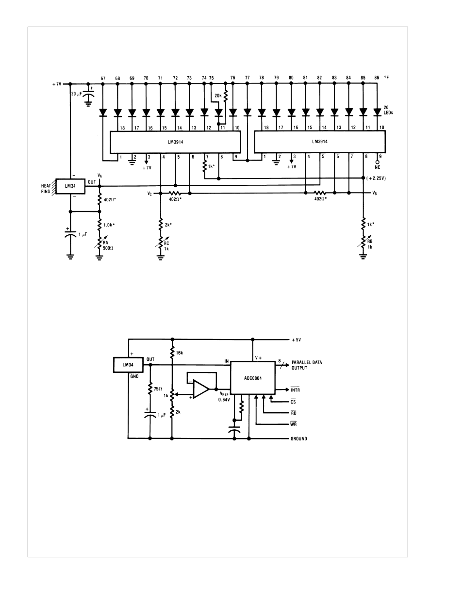 Typical applications, Lm34 | Rainbow Electronics LM34 User Manual | Page 9 / 12