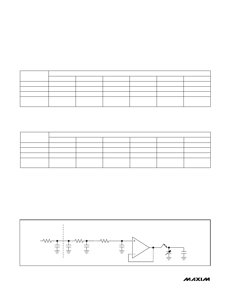 Table 13c. r | Rainbow Electronics MAX1403 User Manual | Page 24 / 36