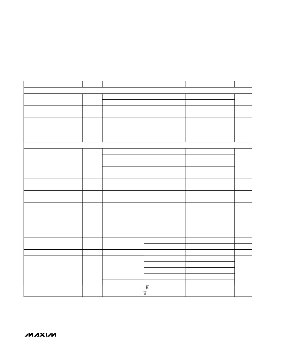 Electrical characteristics (continued) | Rainbow Electronics MAX1403 User Manual | Page 3 / 36