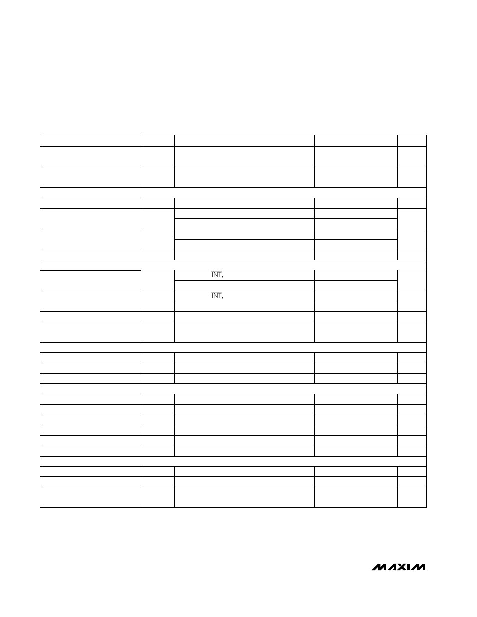 Max1403, Electrical characteristics (continued) | Rainbow Electronics MAX1403 User Manual | Page 4 / 36