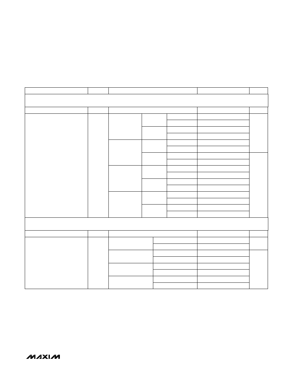 Electrical characteristics (continued) | Rainbow Electronics MAX1403 User Manual | Page 5 / 36