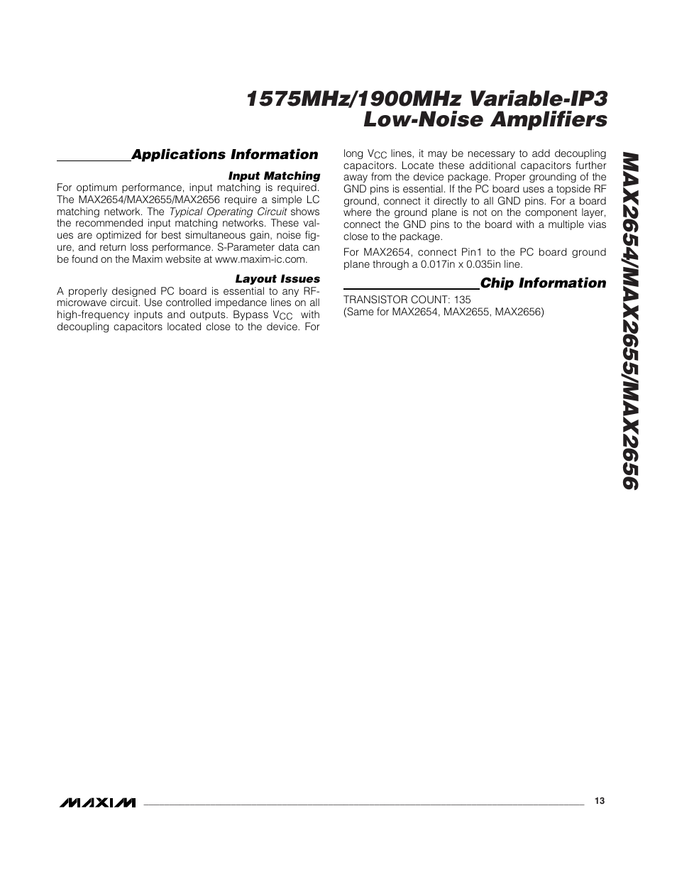 Rainbow Electronics MAX2656 User Manual | Page 13 / 14