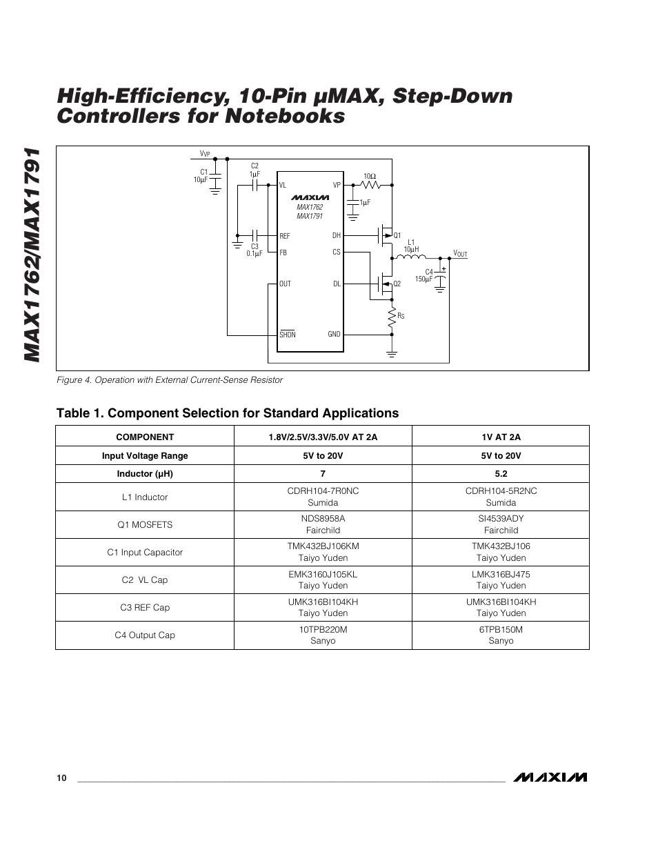 Rainbow Electronics MAX1791 User Manual | Page 10 / 20