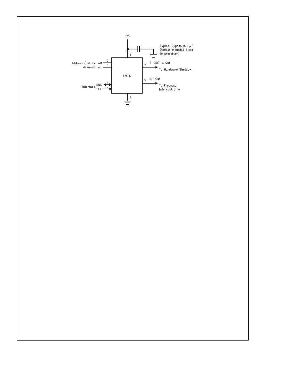 Pin description | Rainbow Electronics LM76 User Manual | Page 3 / 15