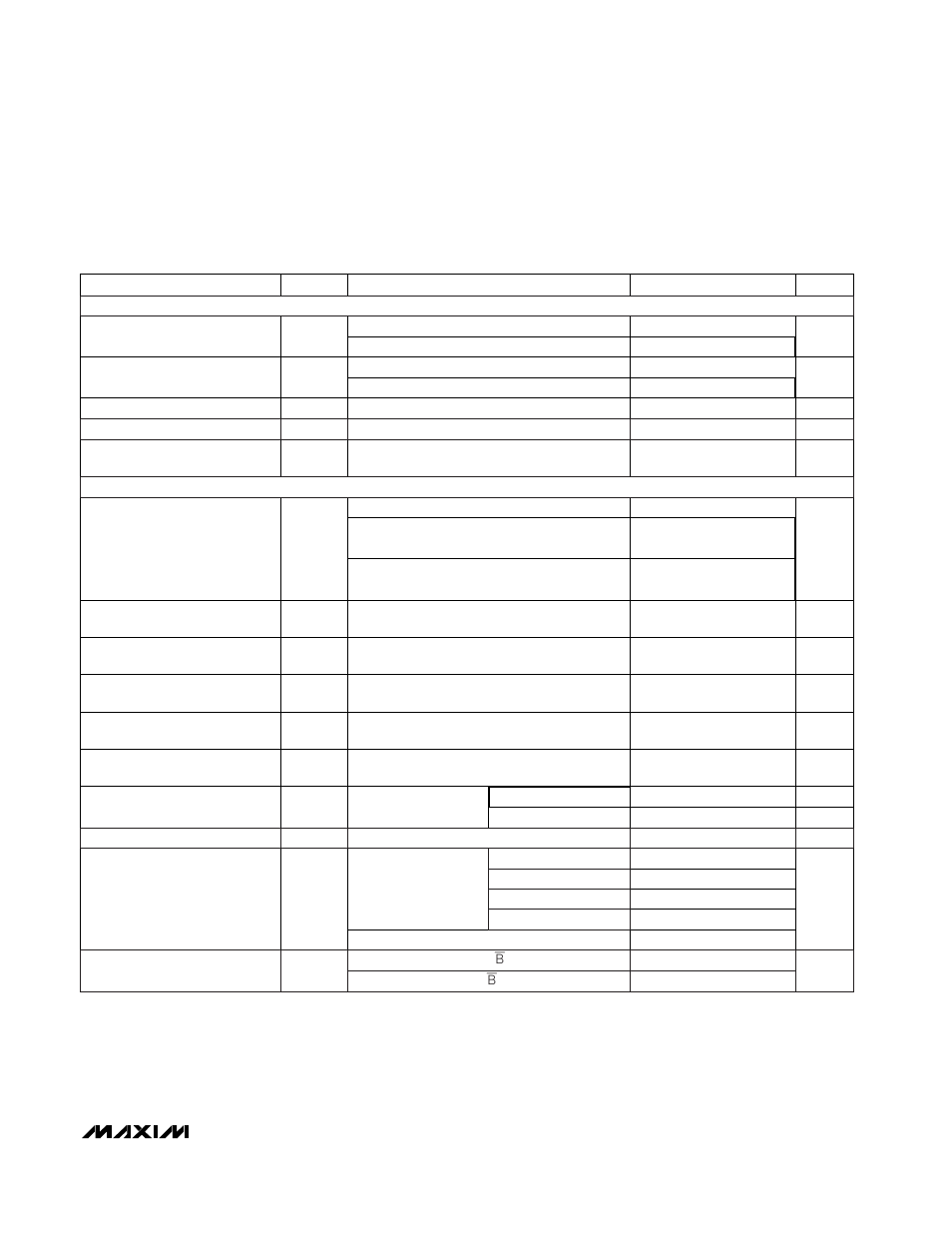 Electrical characteristics (continued) | Rainbow Electronics MAX1401 User Manual | Page 3 / 36