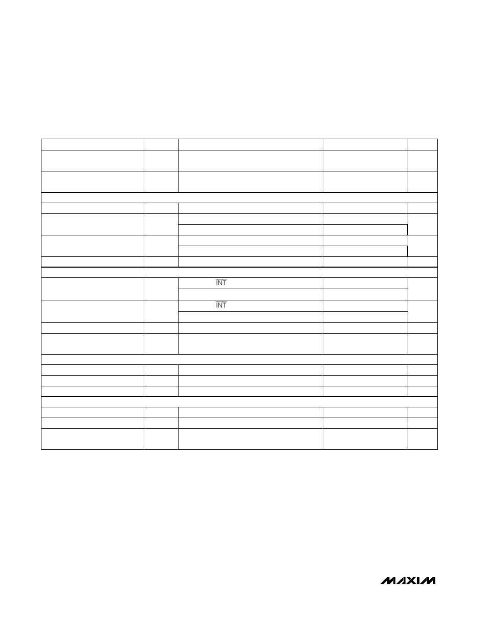 Electrical characteristics (continued) | Rainbow Electronics MAX1401 User Manual | Page 4 / 36