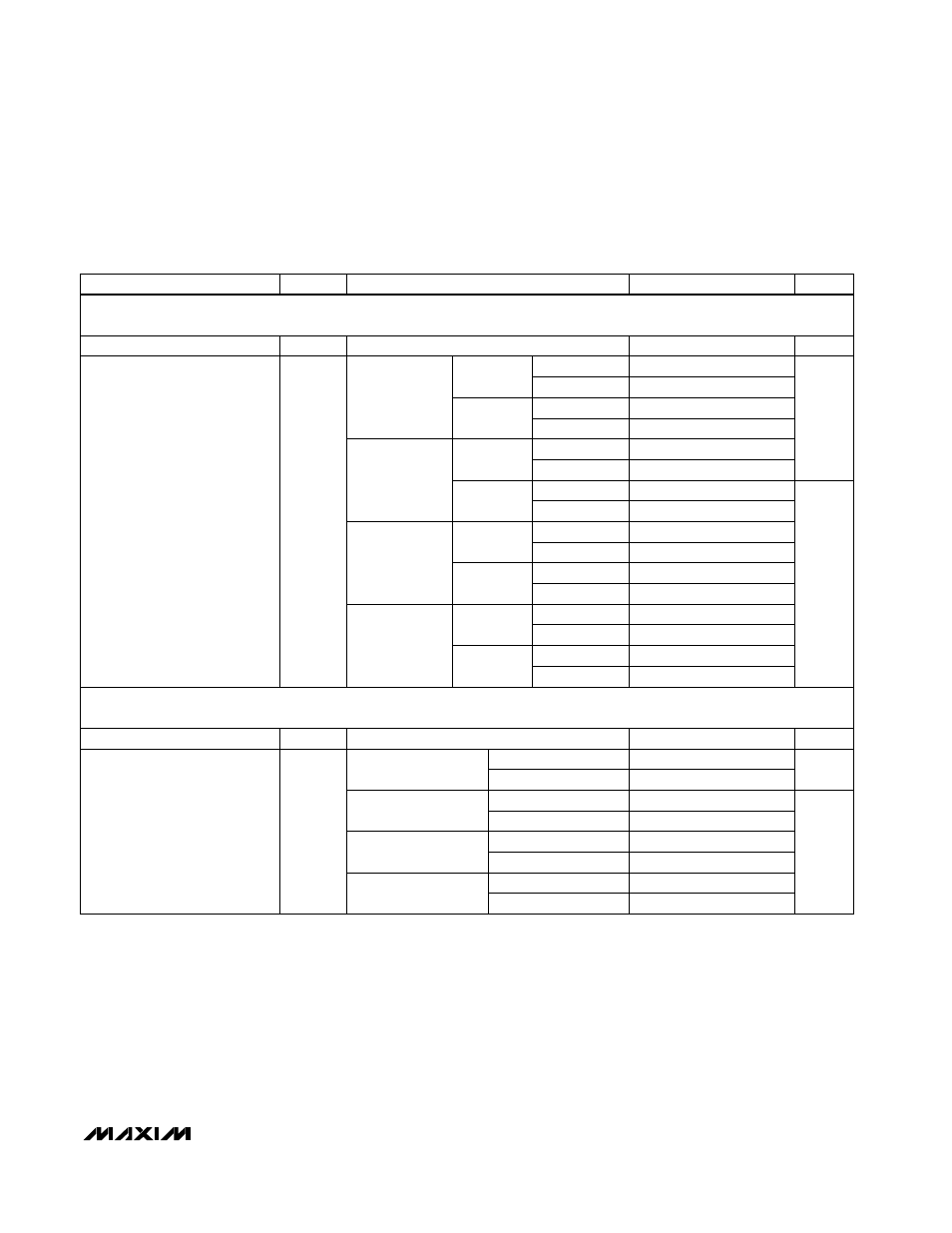 Electrical characteristics (continued) | Rainbow Electronics MAX1401 User Manual | Page 5 / 36