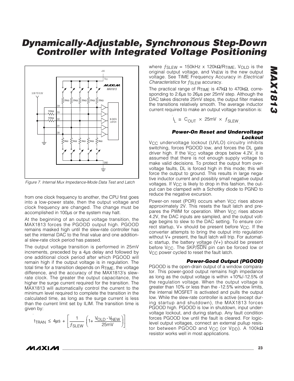 Rainbow Electronics MAX1813 User Manual | Page 23 / 38