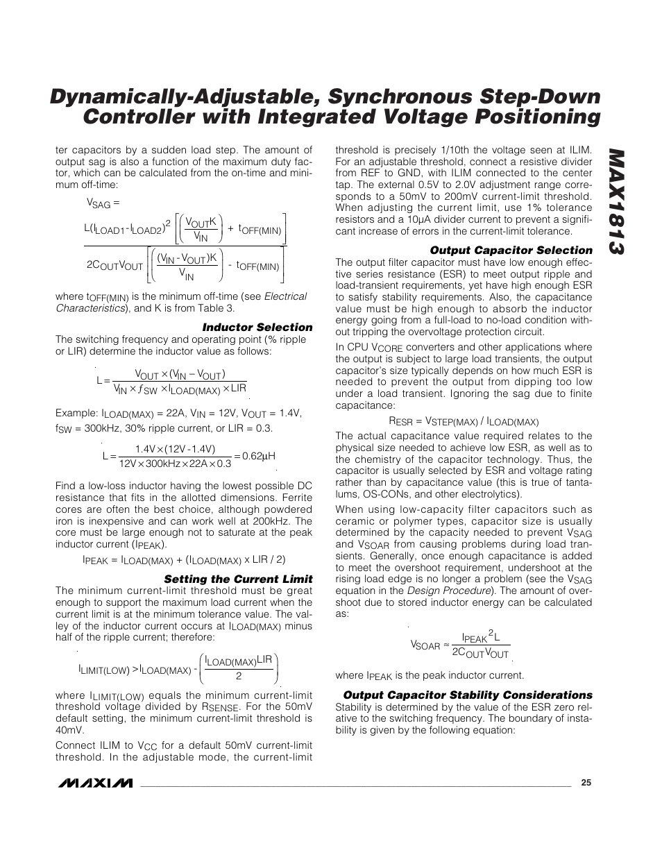 Rainbow Electronics MAX1813 User Manual | Page 25 / 38