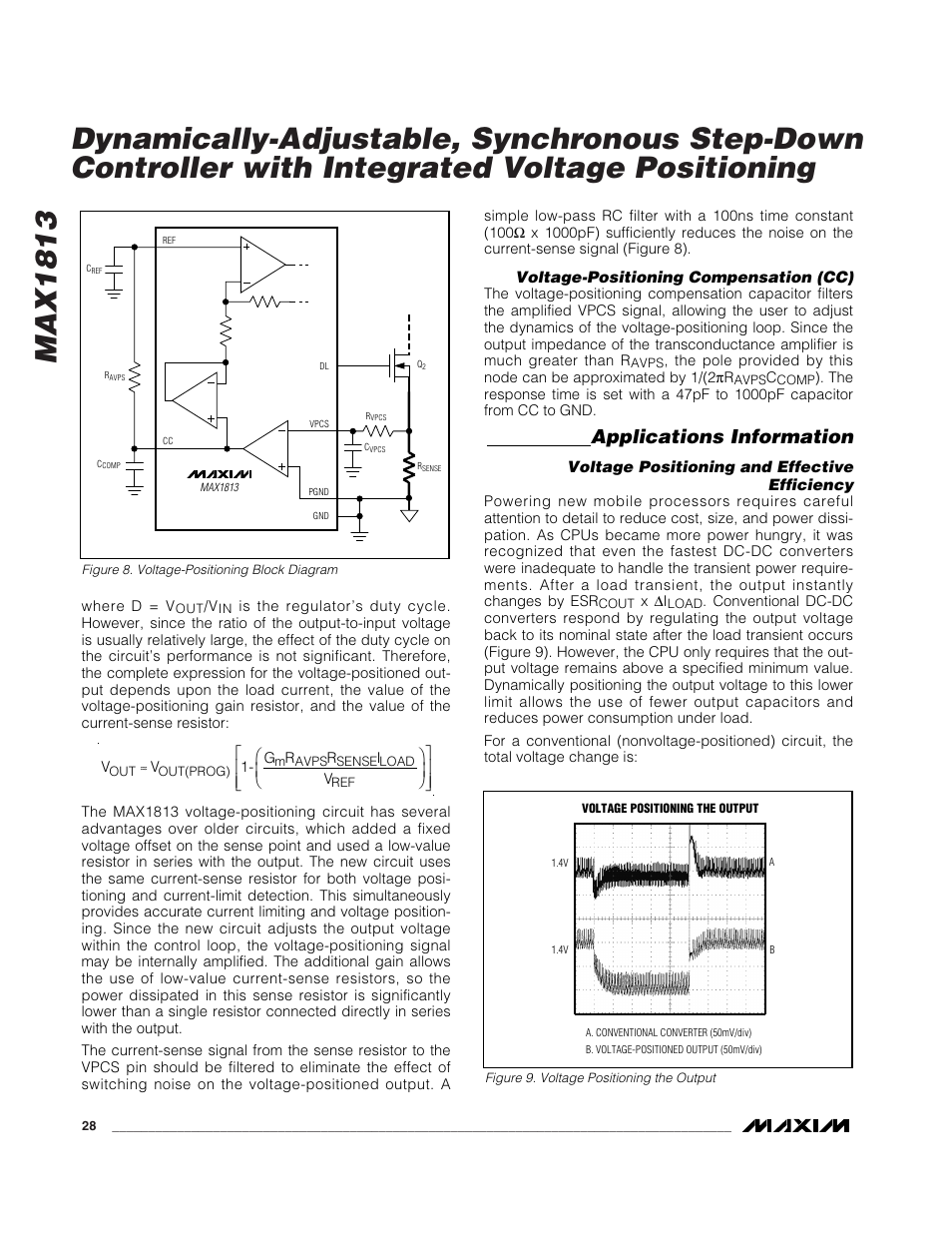 Applications information | Rainbow Electronics MAX1813 User Manual | Page 28 / 38