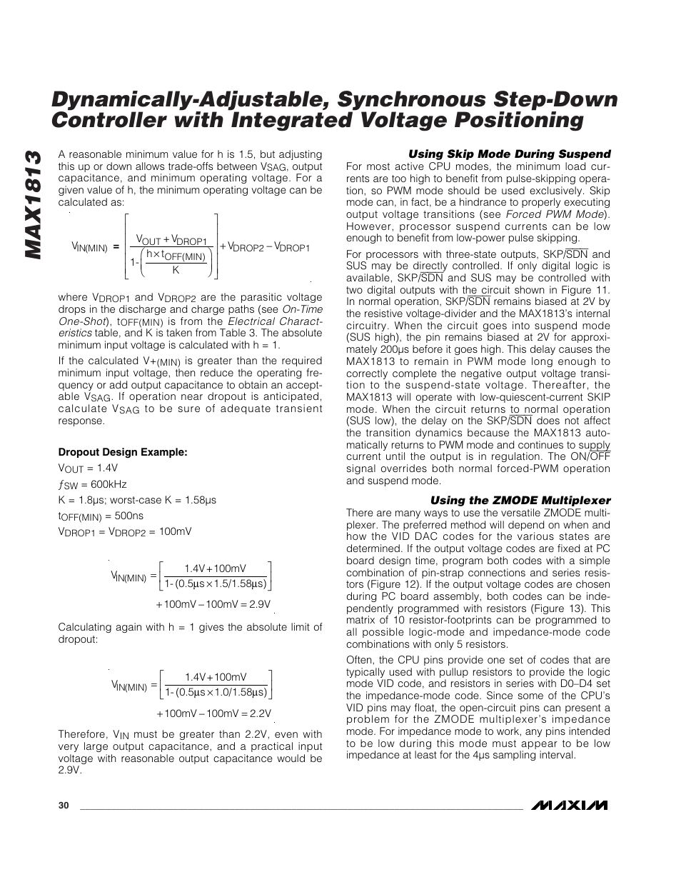 Rainbow Electronics MAX1813 User Manual | Page 30 / 38