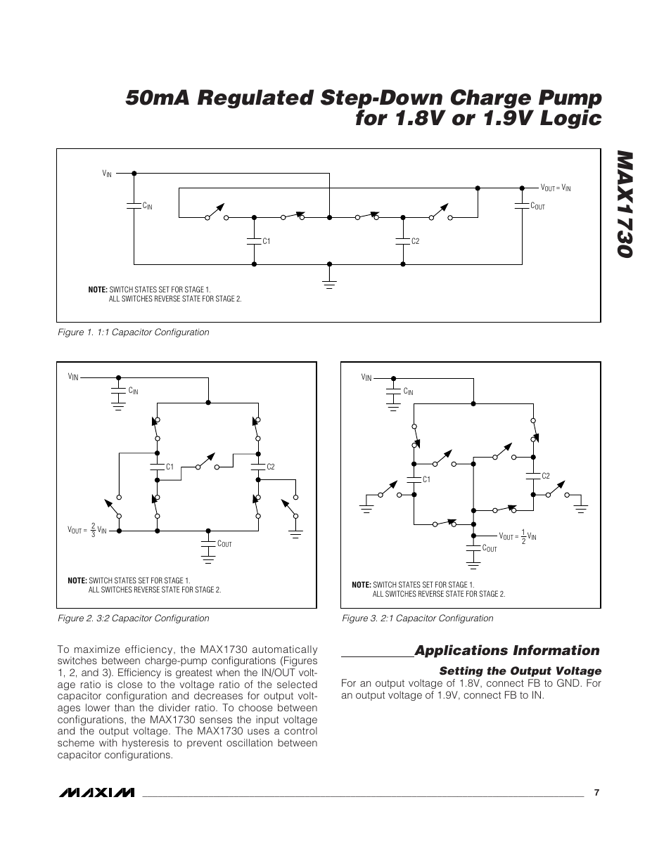 Applications information | Rainbow Electronics MAX1730 User Manual | Page 7 / 8