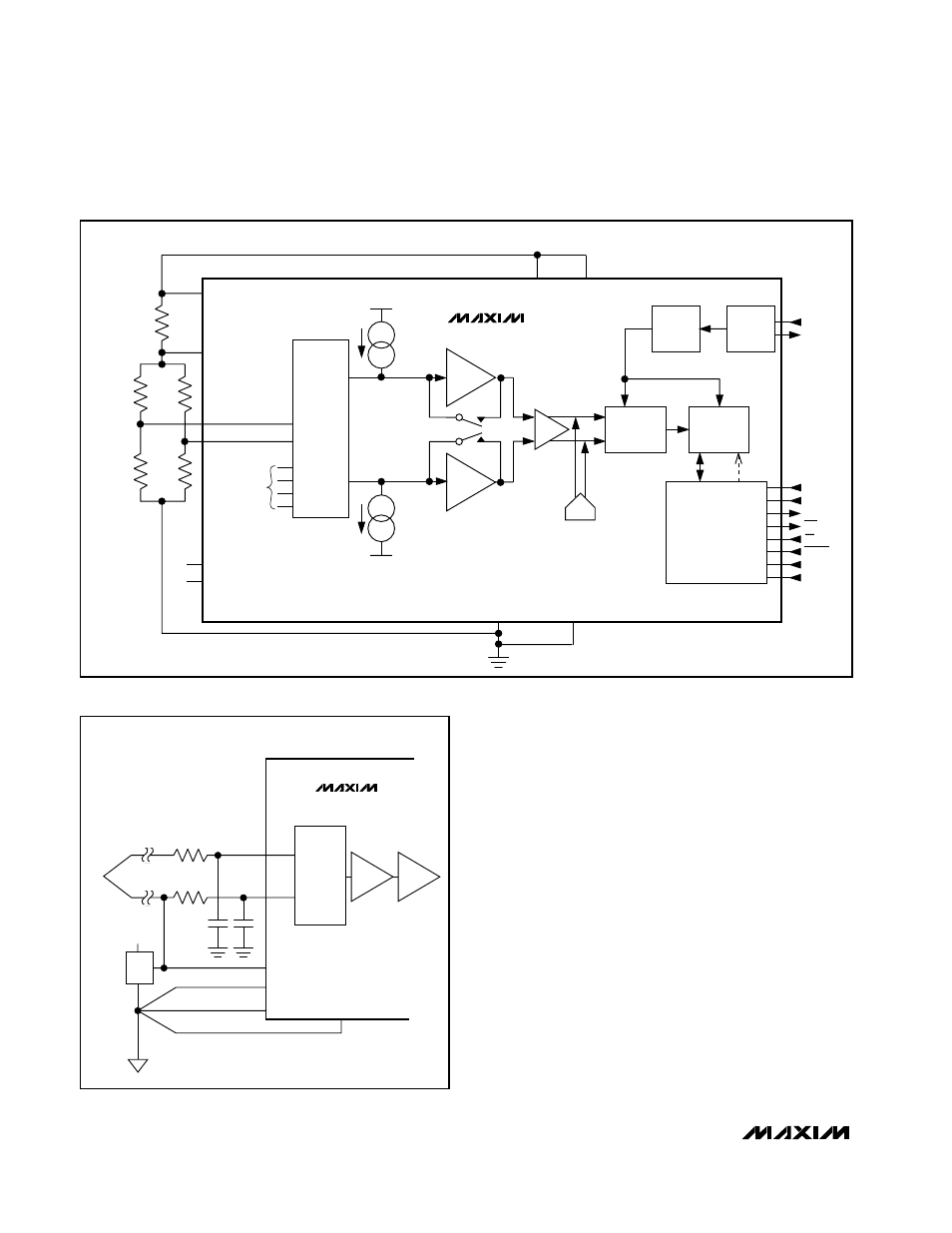 Strain gauge operation, Temperature measurement | Rainbow Electronics MAX1402 User Manual | Page 34 / 40