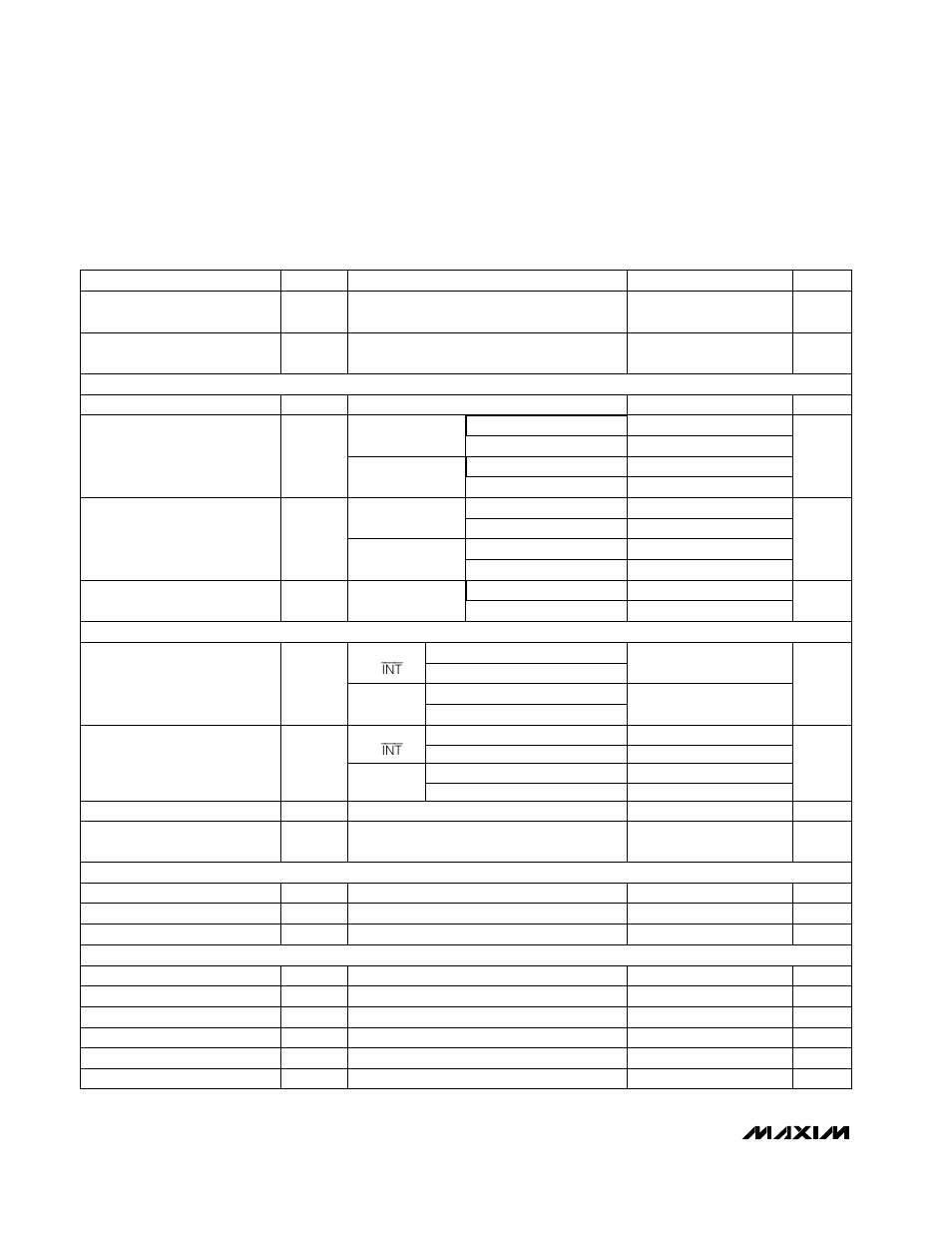 Electrical characteristics (continued) | Rainbow Electronics MAX1402 User Manual | Page 4 / 40