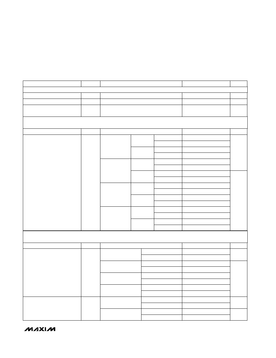 Electrical characteristics (continued) | Rainbow Electronics MAX1402 User Manual | Page 5 / 40