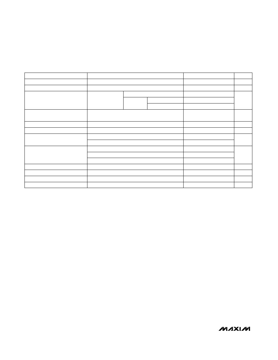 Electrical characteristics | Rainbow Electronics MAX1638 User Manual | Page 4 / 16