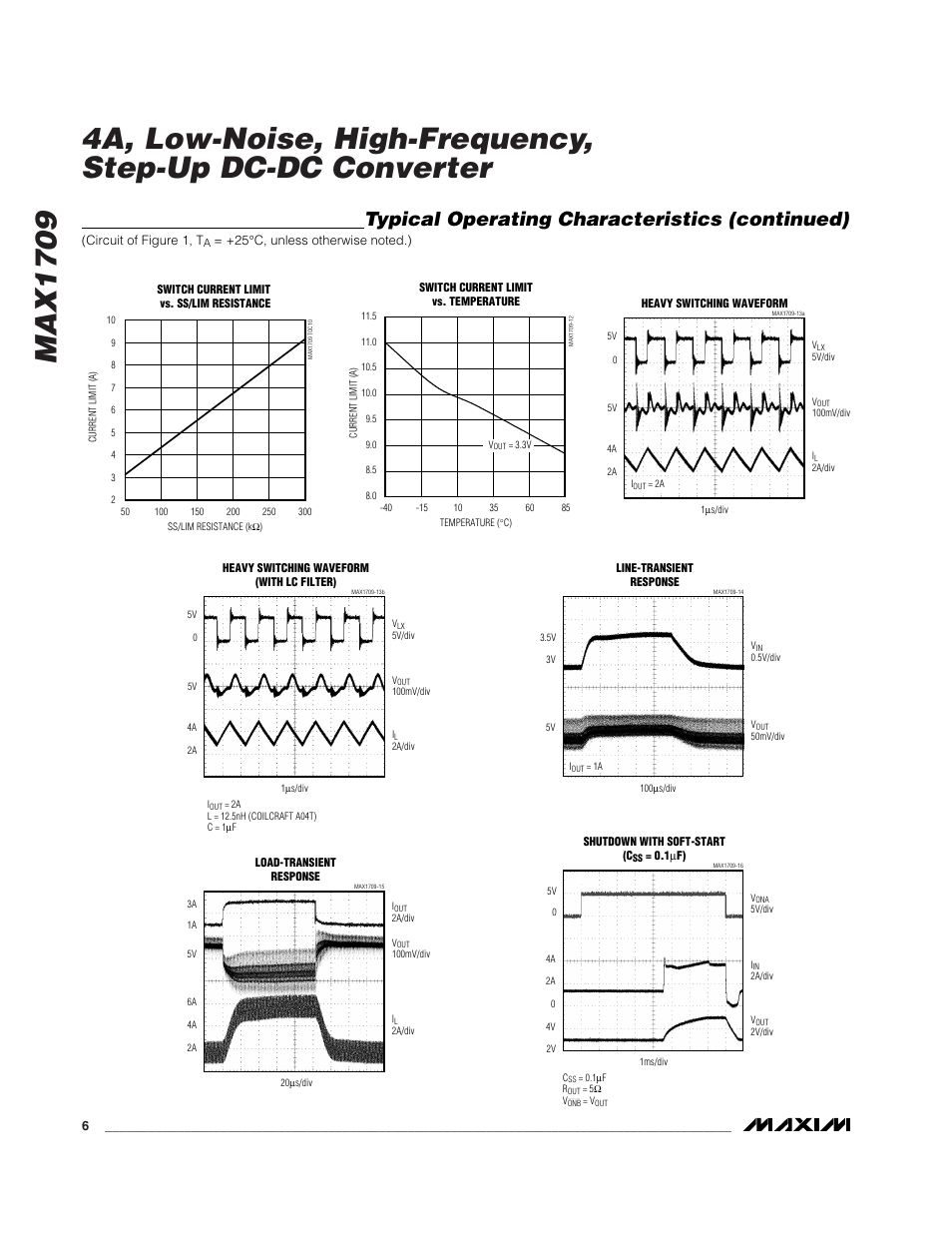 Typical operating characteristics (continued) | Rainbow Electronics MAX1709 User Manual | Page 6 / 12