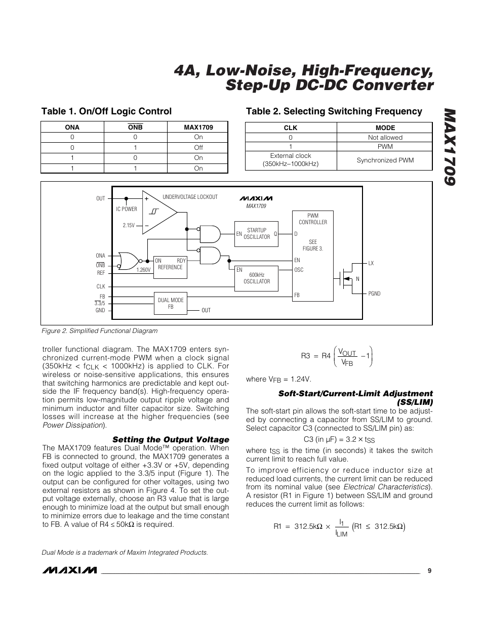 Rainbow Electronics MAX1709 User Manual | Page 9 / 12